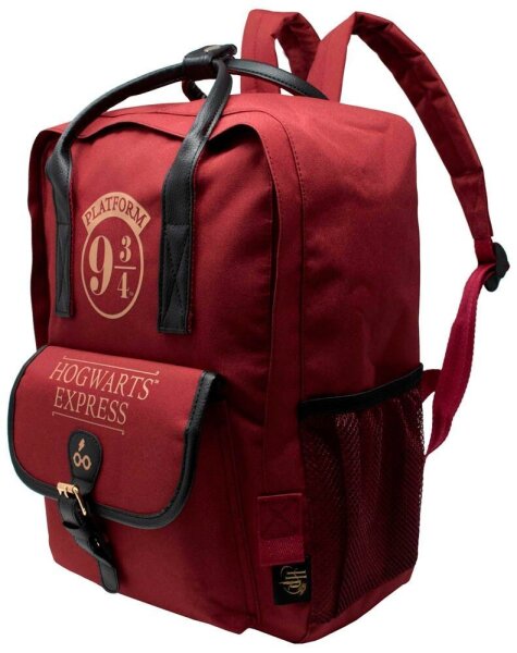 BlueSky Rucksack Harry Potter - Gleis 9 3/4 burgunder, gold, schwarz
