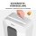 Fellowes Powershred LX50 Aktenvernichter mit Partikelschnitt P-4, 4 x 37 mm, bis 9 Blatt, weiß