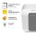 Fellowes Powershred LX25 Aktenvernichter mit Partikelschnitt P-4, 4 x 37 mm, bis 6 Blatt, weiß