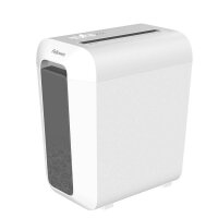 Fellowes Powershred LX65 Aktenvernichter mit Partikelschnitt P-4, 4 x 40 mm, bis 10 Blatt, weiß