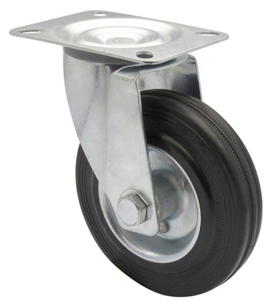 WAGNER® design yourself Transportgeräte-Lenkrolle RO 6124 silber