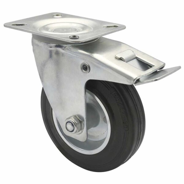 WAGNER® design yourself Transportgeräte-Lenkrolle RO 7124 silber