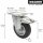 WAGNER® design yourself Transportgeräte-Lenkrolle RO 7124 silber