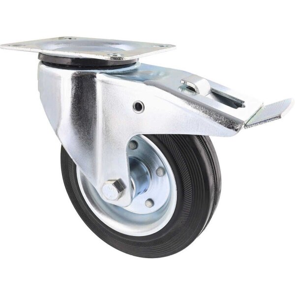 WAGNER® design yourself Transportgeräte-Lenkrolle RO 7160 silber