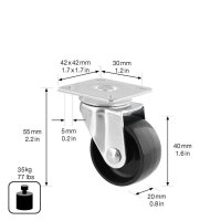 WAGNER® design yourself Rollen für Schränke...