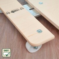 WAGNER® design yourself Transportroller MM 1332 ausziehbar birke 59,0 - 86,0 x 49,0 x 11,0 cm bis 200,0 kg