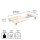 WAGNER® design yourself Transportroller MM 1332 ausziehbar birke 59,0 - 86,0 x 49,0 x 11,0 cm bis 200,0 kg