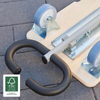 WAGNER® design yourself Transportwagen STAR CARRIER EXTENDABLE MM 1333 birke 37,0 x 74,0 x 14,5 cm bis 200,0 kg
