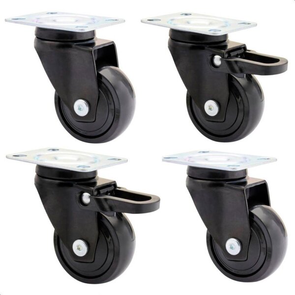 WAGNER® design yourself Rollen für Schränke und Regale RO 2252, 4 St.