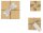 folia NATUR Geschenkboxen-Set braun, 12 St.