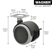WAGNER® design yourself Rollen für Schränke...