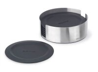 blomus Untersetzer LARETO schwarz 11,2 cm 6-tlg.  ( 63476 )
