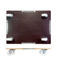WAGNER® design yourself Transportroller BARRERA MM 1379 braun 60,0 x 80,0 x 13,5 cm bis 400,0 kg