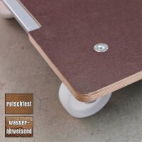 WAGNER® design yourself Transportroller BARRERA MM 1379 braun 60,0 x 80,0 x 13,5 cm bis 400,0 kg