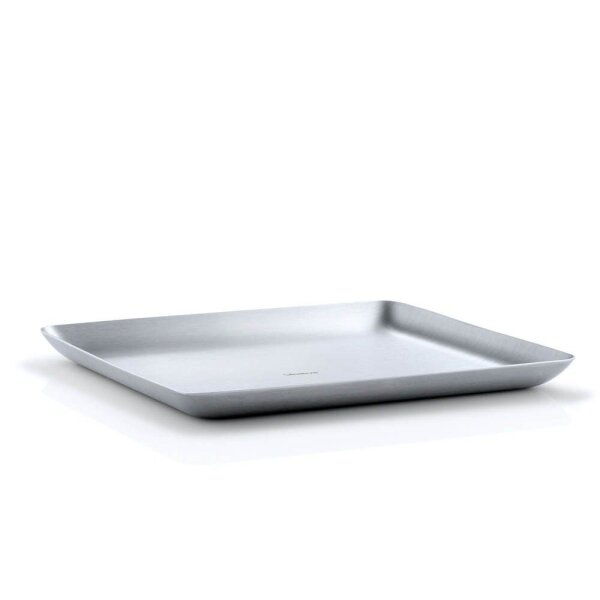 blomus Tablett BASIC silber rechteckig 20,0 x 17,0 cm, 1 St.