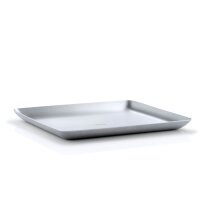 blomus Tablett BASIC silber rechteckig 20,0 x 17,0 cm, 1 St.