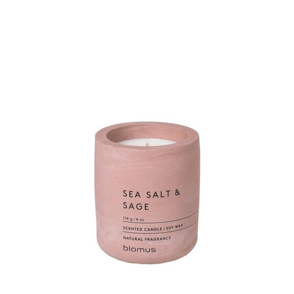 blomus Duftkerze SEA SALT & SAGE rosa Salbei, Meersalz, 1 St.