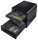 LEITZ Schubladenbox CUBE Duo Colour  schwarz/grau 52521095, DIN A4 mit 4 Schubladen, 1 St.