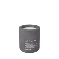 blomus Duftkerze SOFT LINEN grau Baumwolle, 1 St.