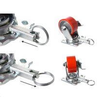 WAGNER® design yourself Schwerlast-Lenkrolle RO 0114 rot