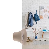 WAGNER® design yourself Garderobenhaken TULIP GH 0321 mit 1 Haken taupe, 1 St.