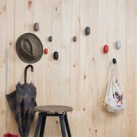 WAGNER® design yourself Garderobenhaken PILL WH 0401 mit 1 Haken schwarz, 1 St.