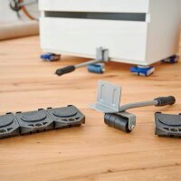 WAGNER® design yourself Möbelroller-Set MM 3113 schwarz 12,0 x 8,0 x 3,4 cm