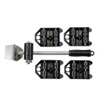 WAGNER® design yourself Möbelroller-Set MM 3113 schwarz 12,0 x 8,0 x 3,4 cm