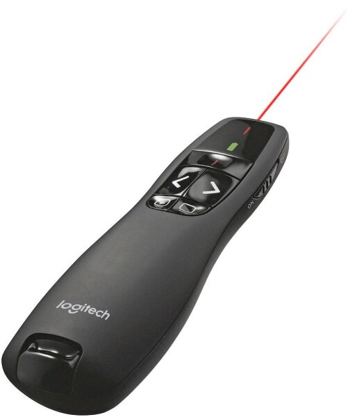 Logitech Presenter R400, roter Laser