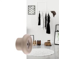 WAGNER® design yourself Garderobenhaken DOT GH 0221 mit 1 Haken taupe, 1 St.