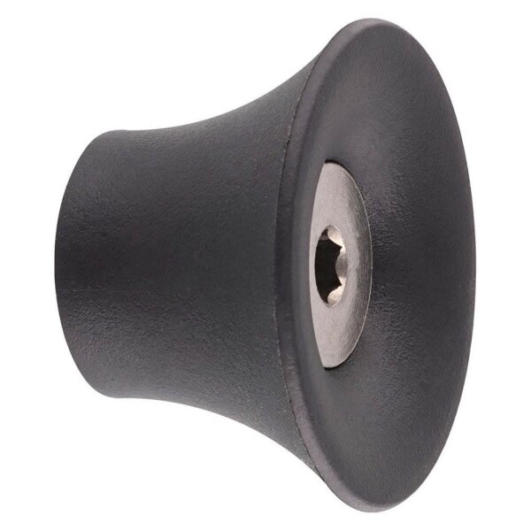 WAGNER® design yourself Garderobenhaken TULIP GH 0301 mit 1 Haken schwarz, 1 St.