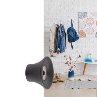 WAGNER® design yourself Garderobenhaken TULIP GH 0301 mit 1 Haken schwarz, 1 St.