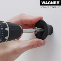 WAGNER® design yourself Garderobenhaken TULIP GH 0301 mit 1 Haken schwarz, 1 St.