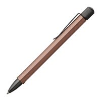 FABER-CASTELL Kugelschreiber Hexo bronze, Schreibfarbe:...