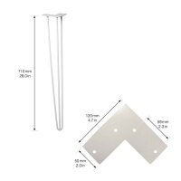 WAGNER® design yourself HAIRPIN ST 8276 Tischbeine...