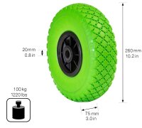 WAGNER® design yourself Schubkarrenrad Vollgummi RO...