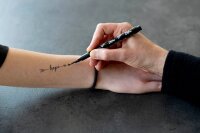 EBERHARD FABER Skinlettering Tattoostifte schwarz 1,0 - 5,0 mm, 4 St.