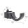 WAGNER® design yourself Garderobenhaken WH 2097 mit 1 Haken schwarz, 1 St.