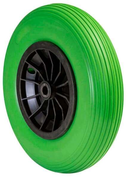 WAGNER® design yourself Schubkarrenrad Vollgummi RO 8402 grün