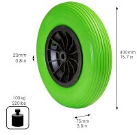 WAGNER® design yourself Schubkarrenrad Vollgummi RO...