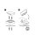 WAGNER® design yourself EH 5159 Türstopper Zinkdruckguss und Vollgummi