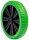 WAGNER® design yourself Schubkarrenrad Vollgummi RO 8332 grün