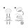 WAGNER® design yourself EH 5176 Türstopper Zinkdruckguss, Kautschuk Ø 5,4 cm