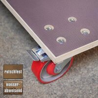 WAGNER® design yourself Transportroller MAXGRIP Heavy Duty MM 1349 braun 80,0 x 120,0 x 18,0 cm bis 1000,0 kg