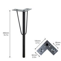 WAGNER® design yourself SA 8440 Tischbein schwarz , 4...