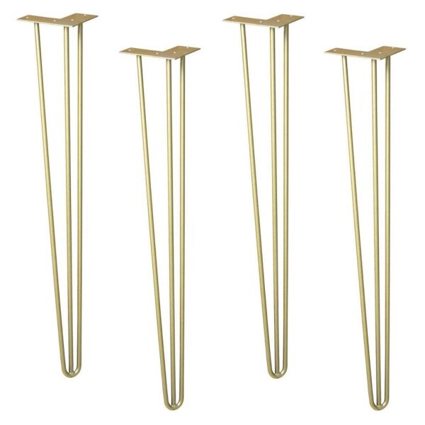 WAGNER® design yourself HAIRPIN ST 8275 Tischbeine gold , 4 St.