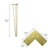 WAGNER® design yourself HAIRPIN ST 8275 Tischbeine...