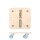 WAGNER® design yourself Transportroller MM 1353 birke 29,0 x 29,0 x 8,6 cm bis 250,0 kg