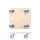 WAGNER® design yourself Transportroller MM 1353 birke 29,0 x 29,0 x 8,6 cm bis 250,0 kg