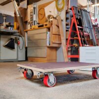 WAGNER® design yourself Transportroller MAXGRIP Heavy Duty MM 1348 braun 59,0 x 78,0 x 16,0 cm bis 1000,0 kg